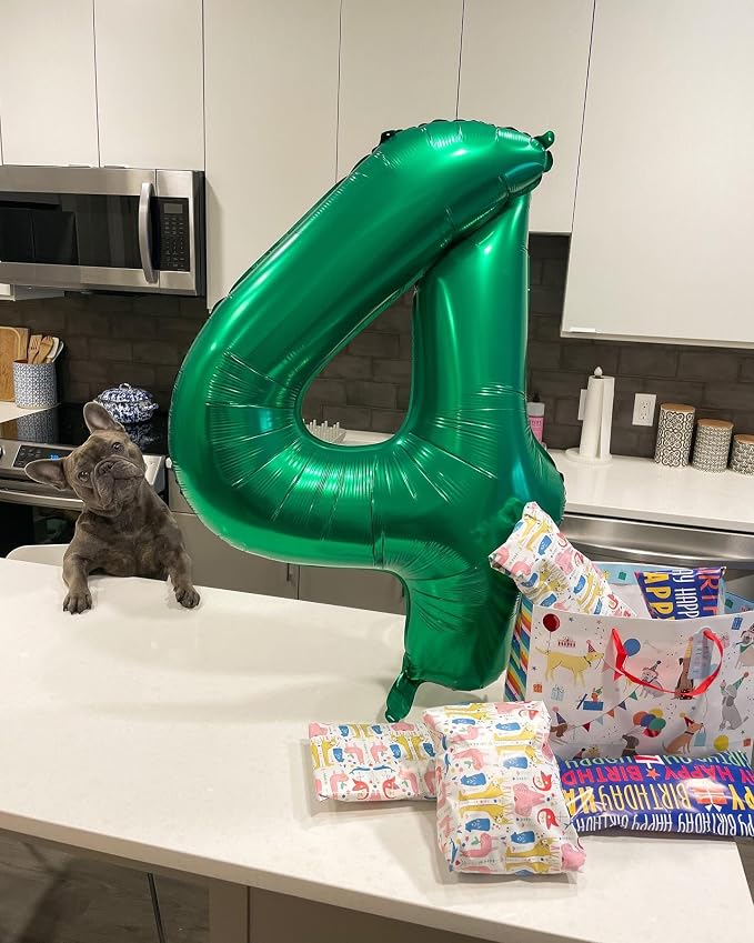 Green Number 7 Balloon 40 Inch - Image 4