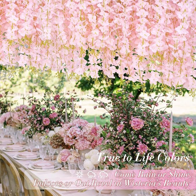 36 Pack Hanging Flowers - Image 5