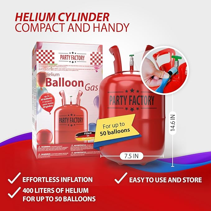 Party Factory – Helium Tank - Image 4