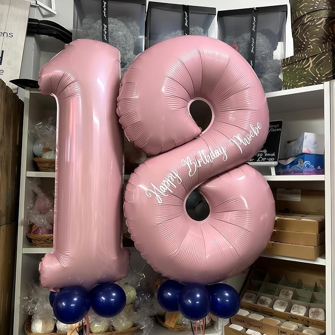 Pastel Pink 16th Birthday Balloons - Image 6