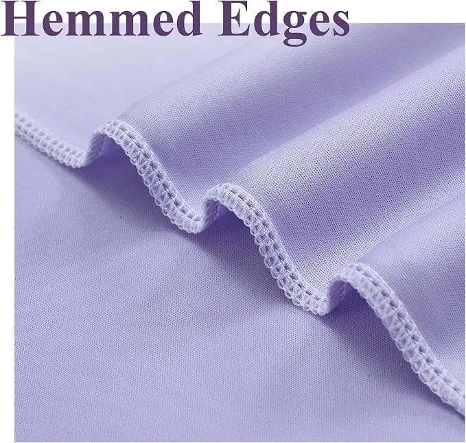 10ftx10ft Wrinkle Free Lavender Backdrop Curtain - Image 4