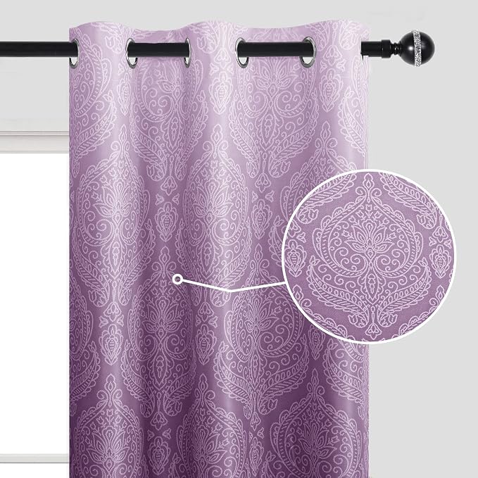 DWCN 100% Blackout Curtains for Bedroom 54 Inch Long - Image 5