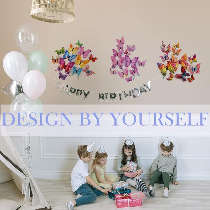 OPSEAM 3D Butterfly Wall Decor Butterfly Decorations Stickers - Image 6