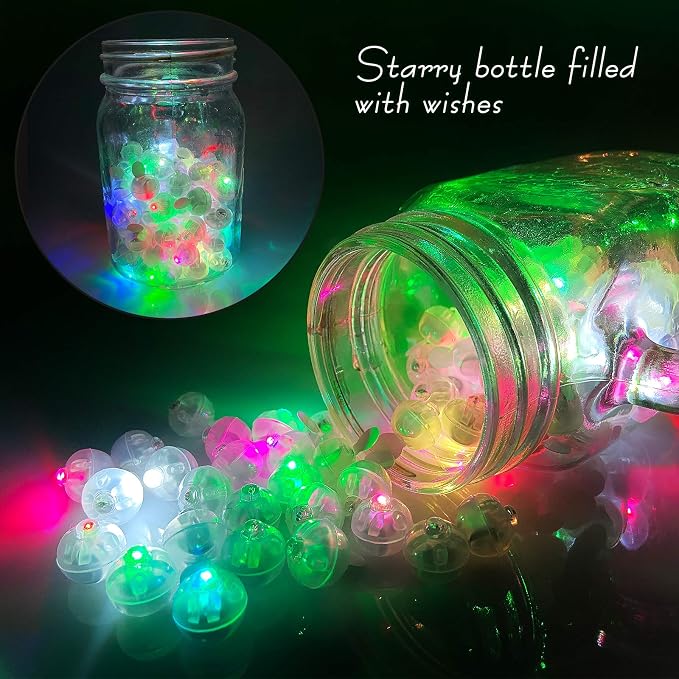 Aogist 100pcs Balloon Lights, Long Standby Time Waterproof Twinkle Mini Light - Image 5