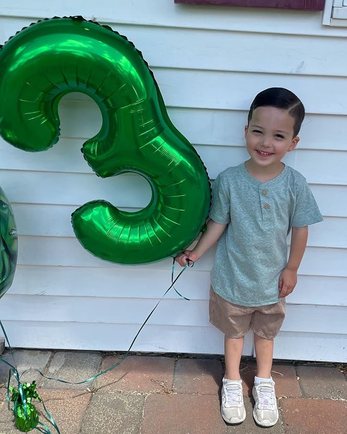 Green Number 60 Balloon 40 Inch, 60th Birthday Party Decorations Men Women | - Image 8