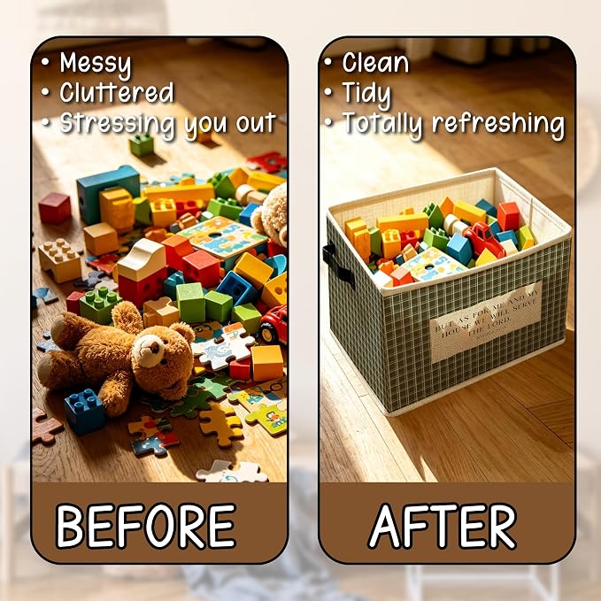 Christian Foldable Storage Bins Box - Image 6