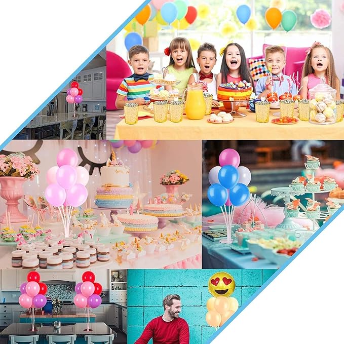 Balloon Stand Kit for Party and Wedding Decorations Celebrations 4 Sets Balloon - Image 6
