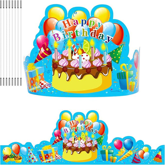 JTIEO 35Pack Birthday Party Crowns by JTIEO