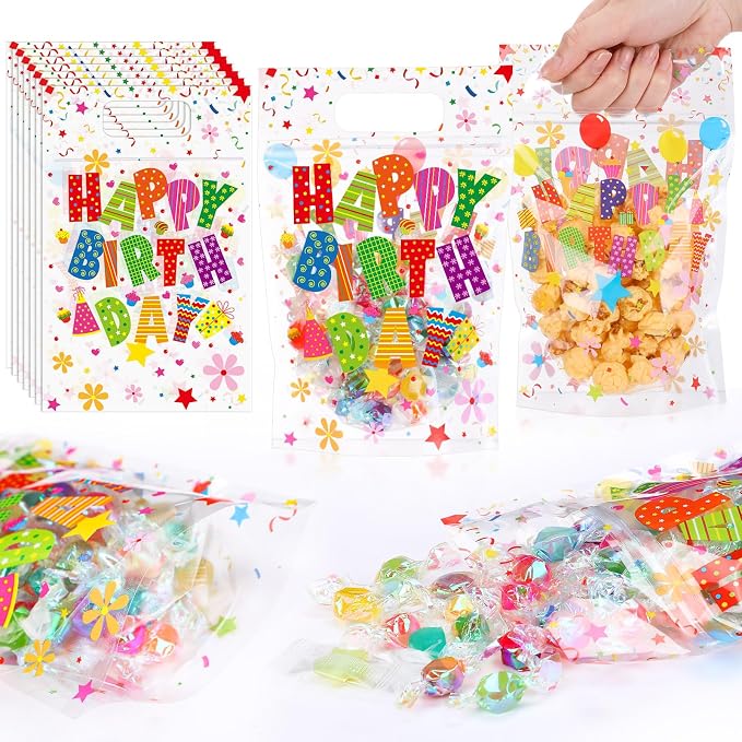 50 Pcs Back to School Birthday Bags, Birthday Bags by Fuutreo