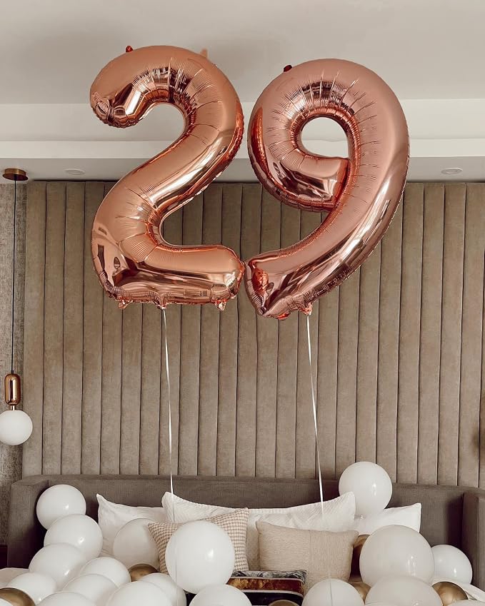 Rose Gold 9 Balloon - Image 3