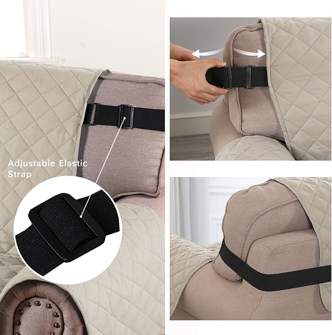 H.VERSAILTEX Sofa Protector for Dogs/Cats/Pets Sofa Slipcover Quilted Furniture - Image 4
