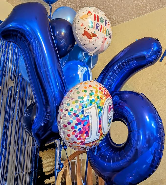 23 Balloon Numbers 40Inch for 23 32 Birthday Decorations, Dark Blue | 40In - Image 4