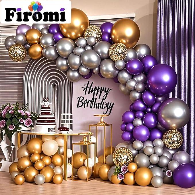 Firomi Metallic Chrome Big Gold Balloons 18-inch 12 Pack | Large Helium Shiny - Image 6
