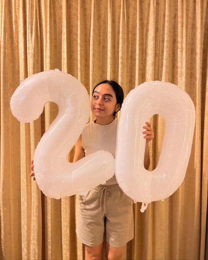 White 6 Balloon - Image 8