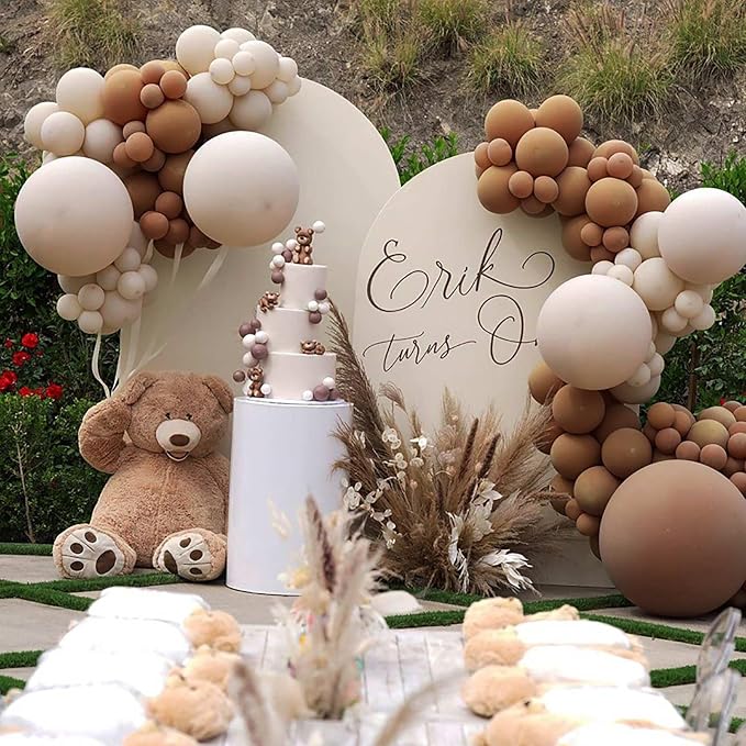12 Inch Retro White Sand Balloons, Baby Shower, Graduate Party Decorations - Image 4