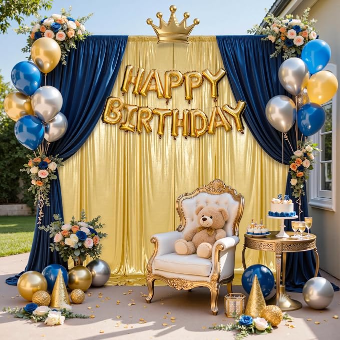 10x10FT Gold Sequin Backdrop Curtain - Image 7