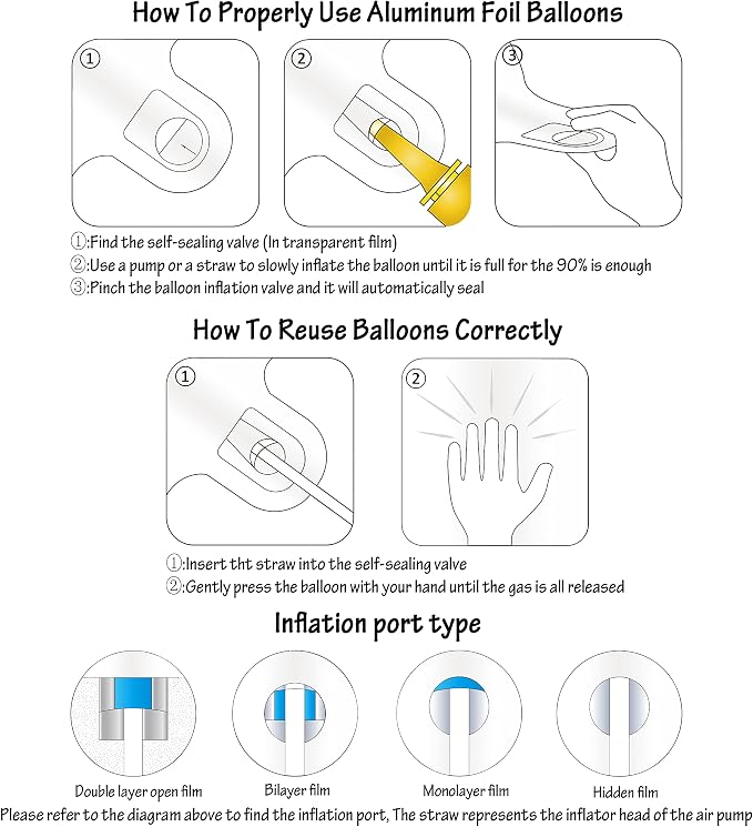 40 In Cream white Number Balloons Helium Foil Mylar Balloon Digital 70 | - Image 3