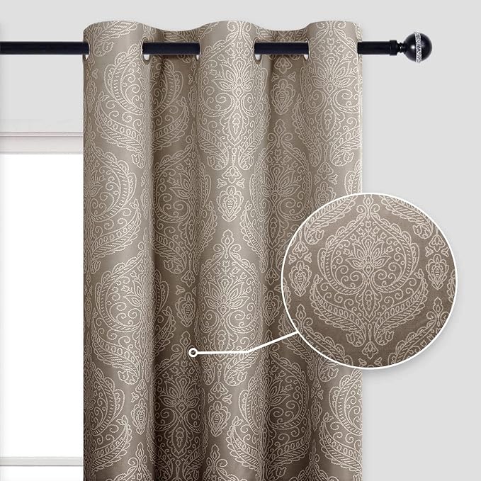 DWCN Ombre Blackout Curtains for Living Room - Image 2