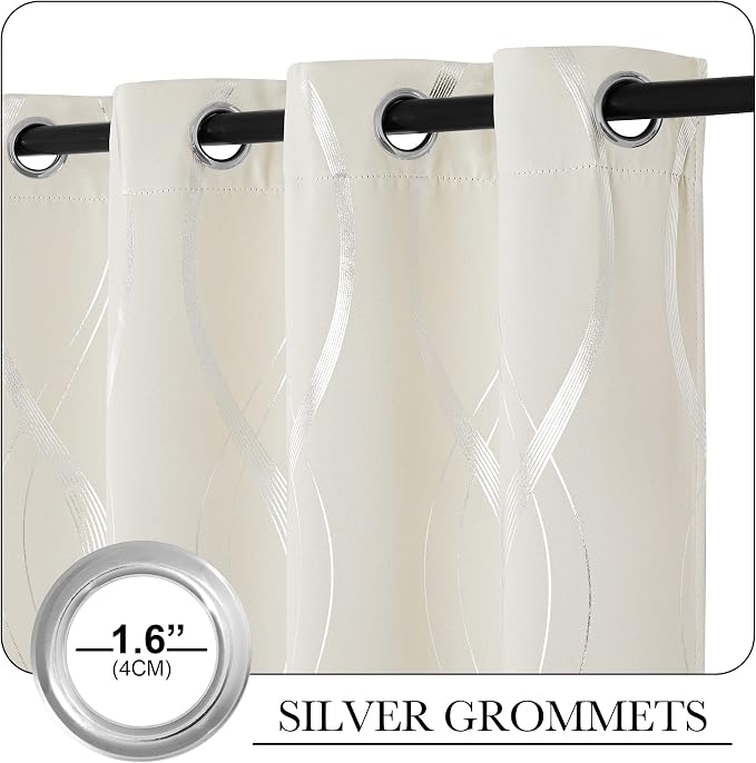 NICETOWN Blackout Short Curtains Panels - Image 3