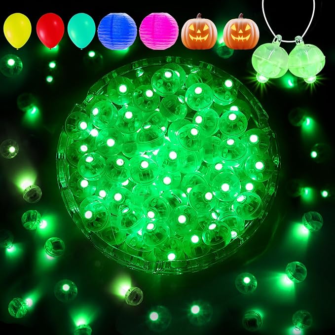 Aogist 100Pcs Green Balloon Lights by Aogist