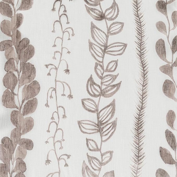 Flax Linen Boho Curtains 95 Inches, 2 Panels Light Filtering Window Modern - Image 5