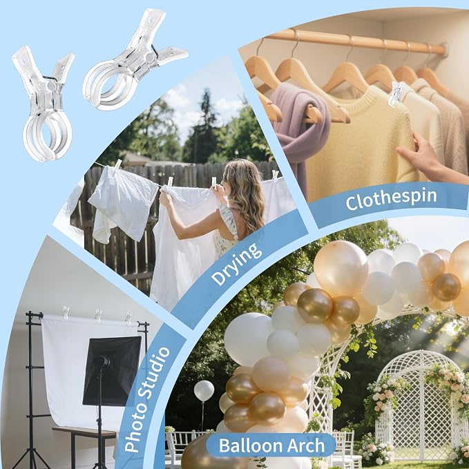 PUGPIU 10 Pack Balloon Arch Clips - Image 5