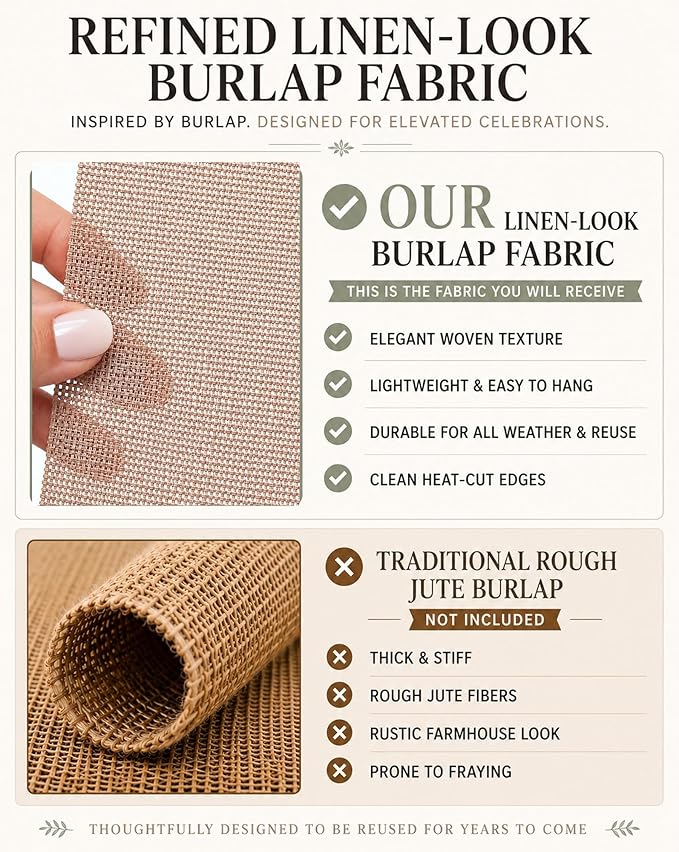 Pre-Printed Banner Kit – 97 BURLAP Flags - Image 4
