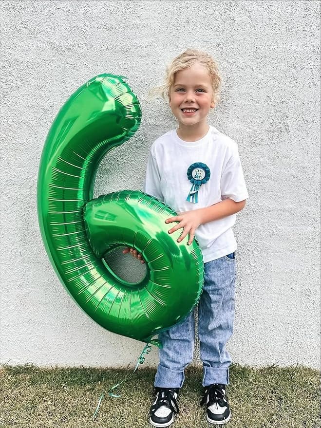 40 Inch Green Number 3 Balloon Birthday Party Decorations - Image 8