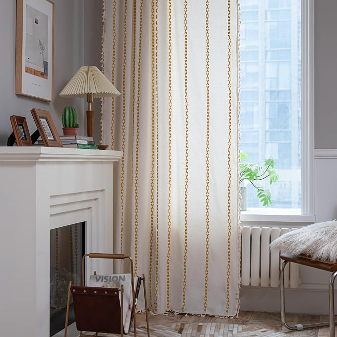 Sutuo Home Boho Curtains 90 inches - Image 4