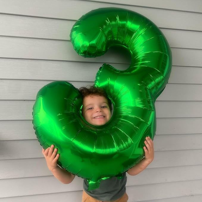 11 Balloon - Green Birthday Number Balloons, 40 Inch Decorations Men Women | - Image 3