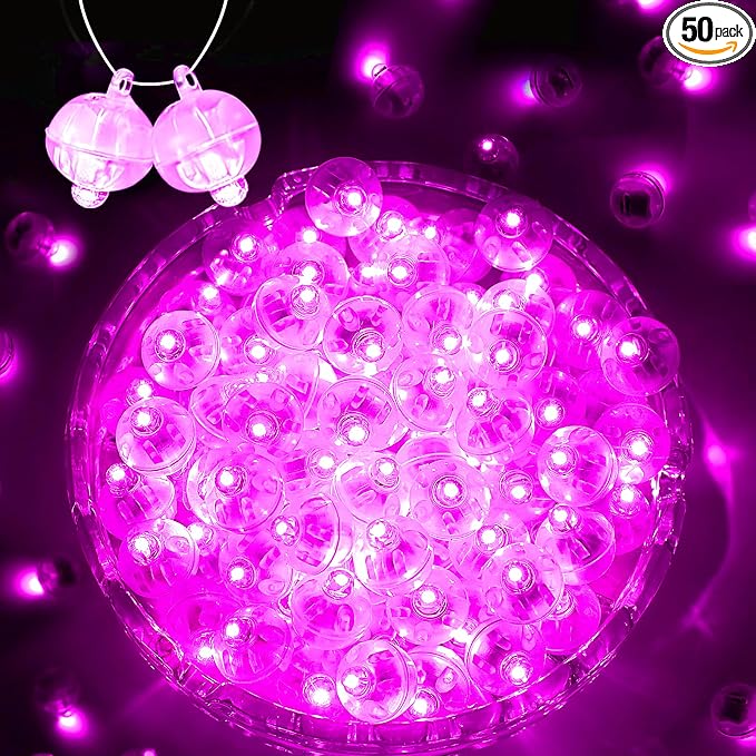 50PCs Mini Led Lights, Flash Led Balloons Light by ZGWJ