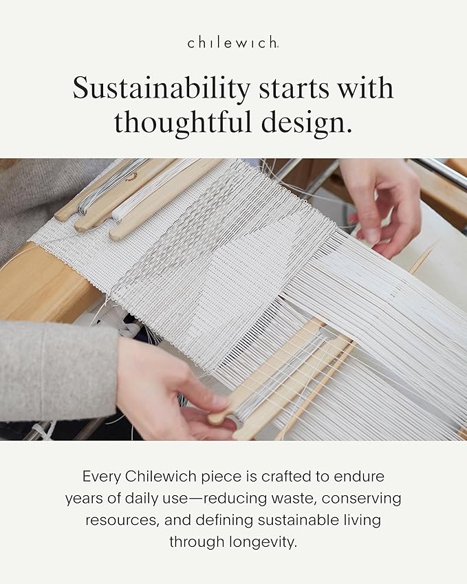 Chilewich Mini Basketweave Placemats, Round Woven Placemats Set of 4 | Reusable - Image 6