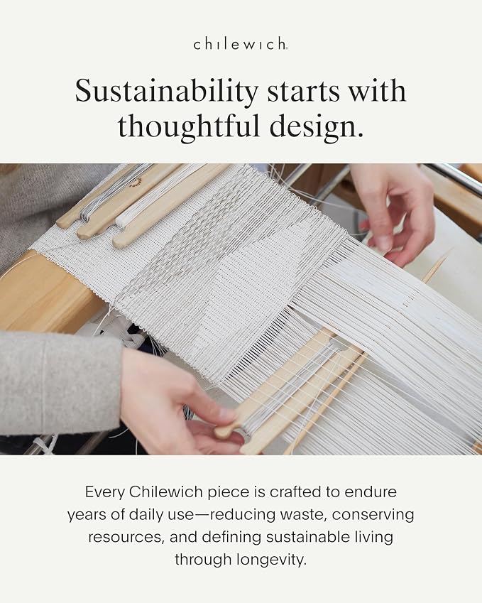 Chilewich Mini Basketweave Placemats, Woven Rectangle Placemats Set of 4 | Easy - Image 6