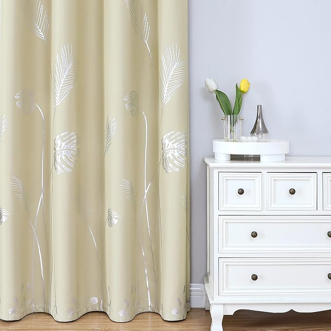Thermal Insulated Blackout Curtains 108 Inches Long - Image 2
