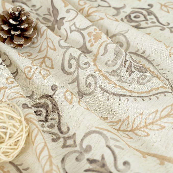 French Country Yellow Linen Curtains - Image 6