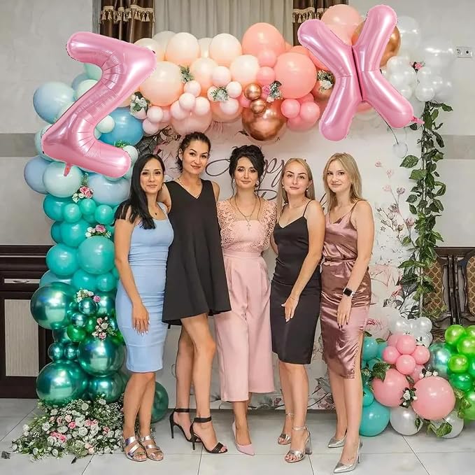 TONIFUL 40 Inch Large Pink Letter X Balloons Giant Foil Mylar Alphabet Balloon - Image 5