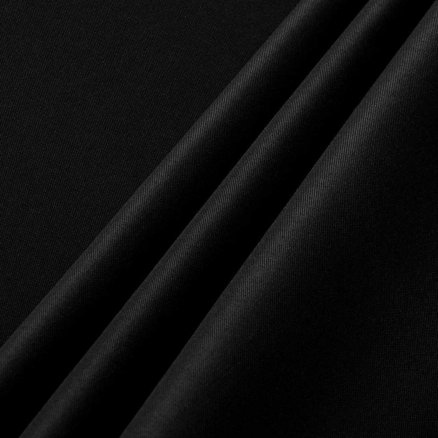 sancua 8 Pack Black Tablecloth 60 x 120 Inch, Rectangle Table Cloth for 8 Feet Tables - Stain and Wrinkle Resistant Washable Polyester Table Cover for Dining Tables, Buffet Parties and Camping
