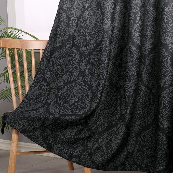 DWCN Ombre Blackout Curtains for Bedroom - Image 3
