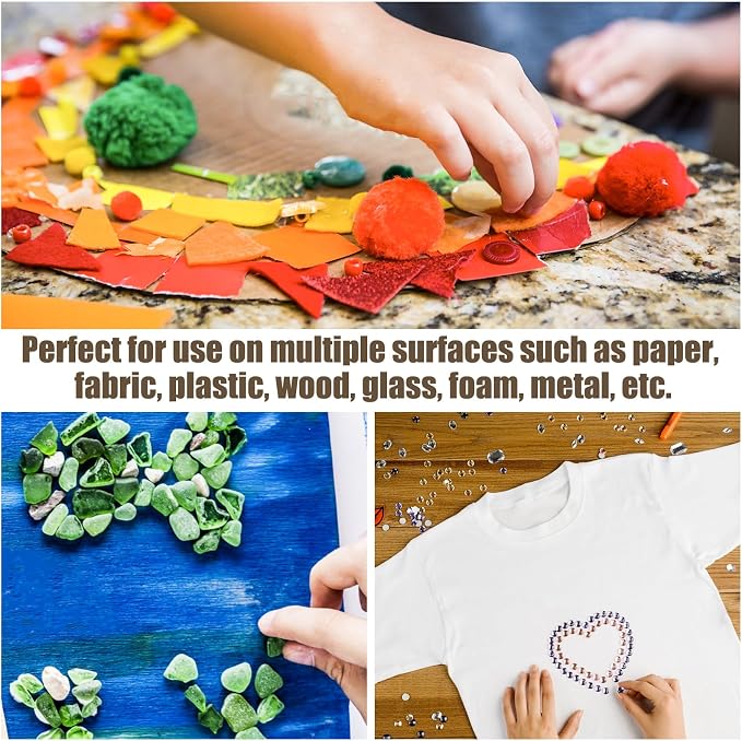 BAOFALI 6000 Pcs 1/8in 20 Roll Ultra Thin Adhesive Dots Clear Removable Double - Image 2