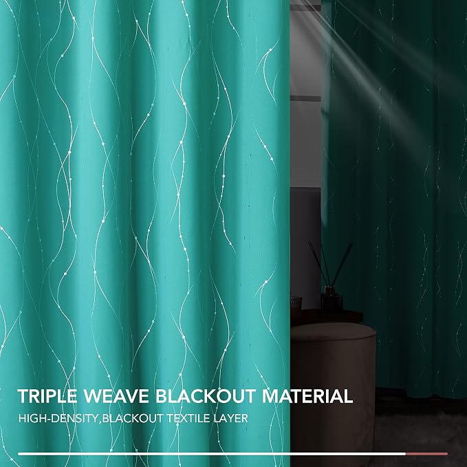 Deconovo Living Room Curtains 84 Inches Long, Thermal Insulated, Room Darkening - Image 4