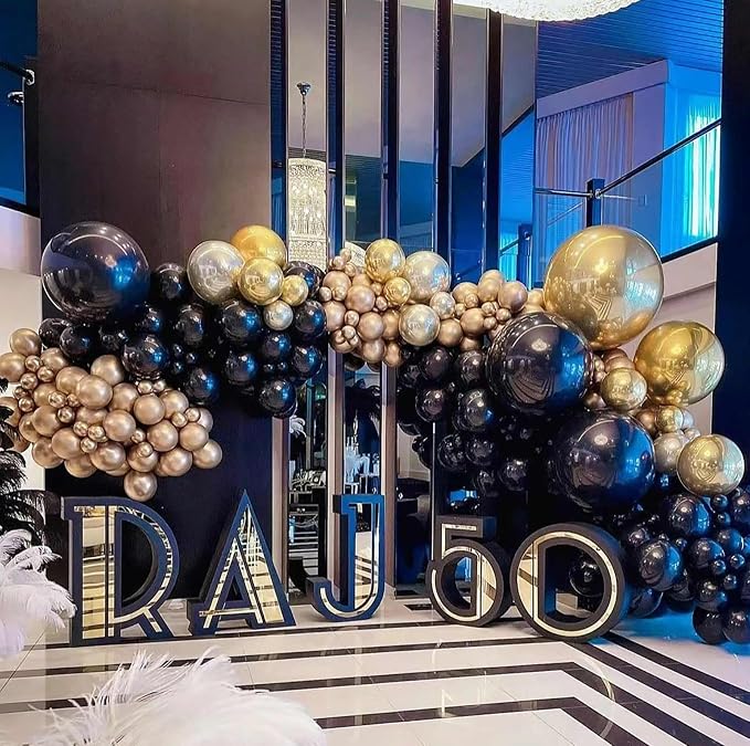 10 Inch Metallic Gold Balloons - Image 4