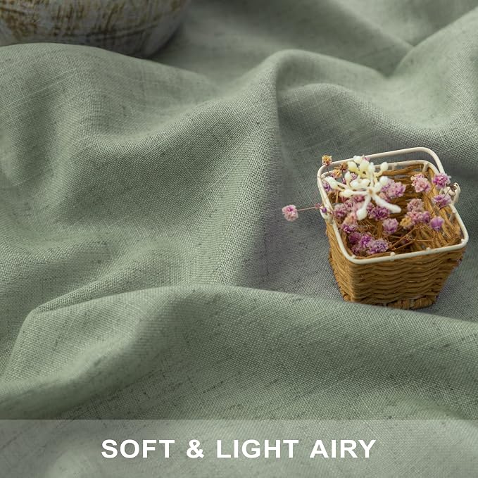 Light Sage Curtains 63 Inch Length - Image 3