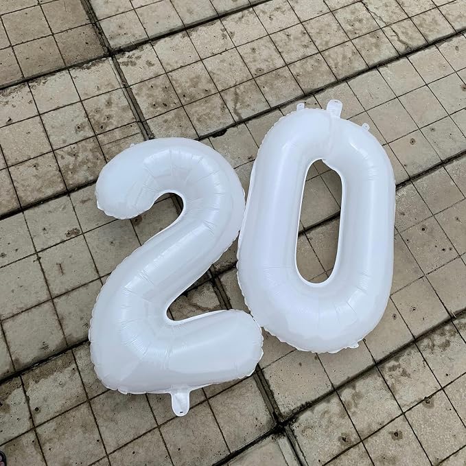 White 40 Balloon - Image 4
