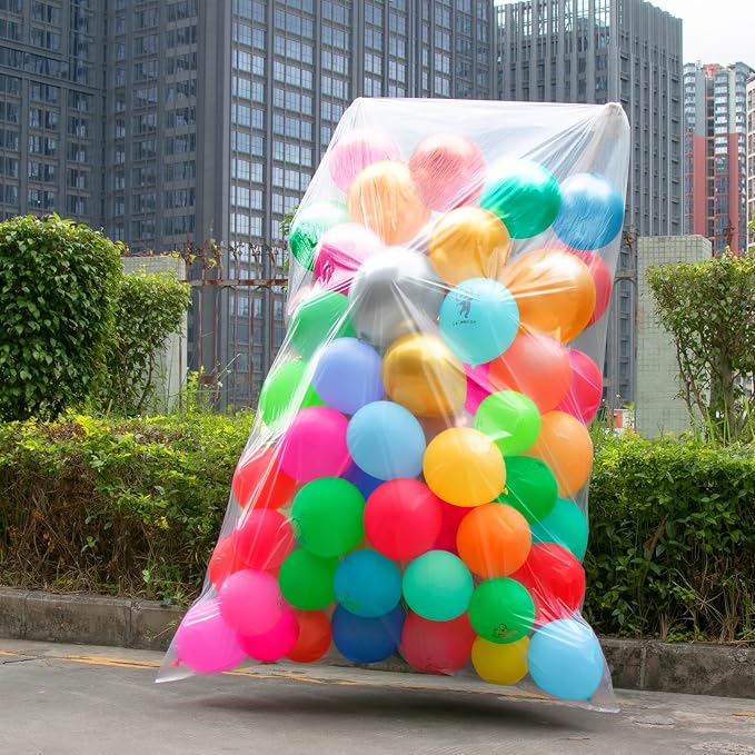 2 Pcs 98.4 x 59 Inches Clear Large Balloon Bags - Image 4