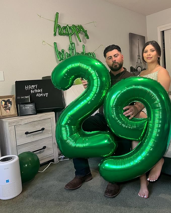 Green 9 Balloon - Image 3