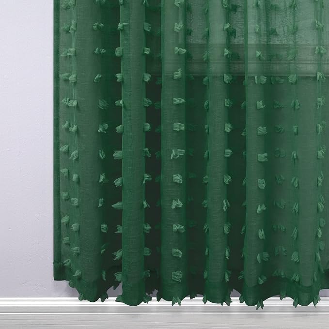 KOUFALL Sheer Curtains 63 Inch Length - Image 5