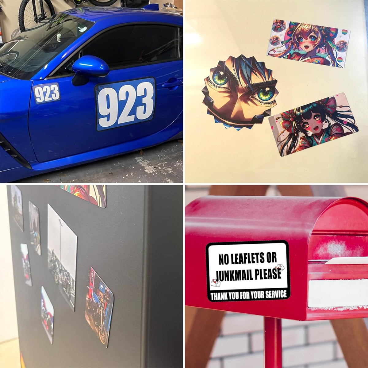 KETABAO – 12" Pentagon Magnetic Photo Magnet for Refrigerators, Storage Cabinets and Cars – Customized Gifts for Office and Home