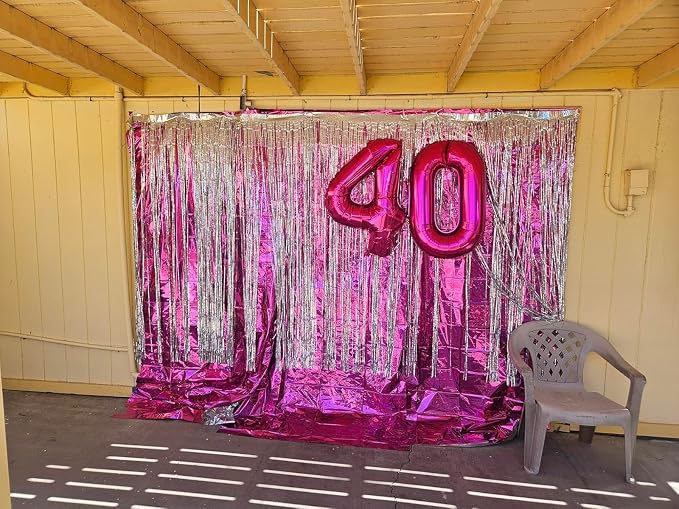 40 Inch Hot Pink Number 9 Balloon, 9th Birthday Party Decorations | 40 Inch Hot - Image 8