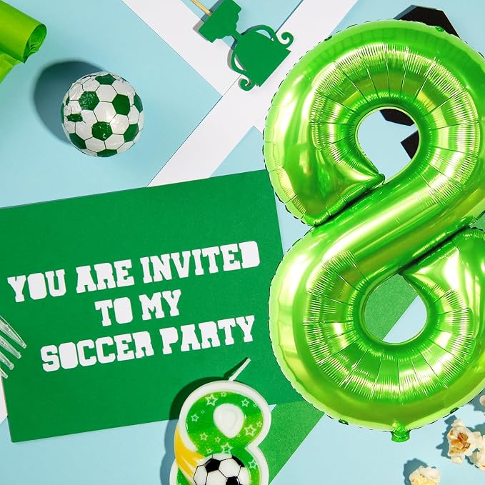 40 inch Number Balloon 0-9 Green Large Number 0 Balloons, Digital Balloons - Image 5