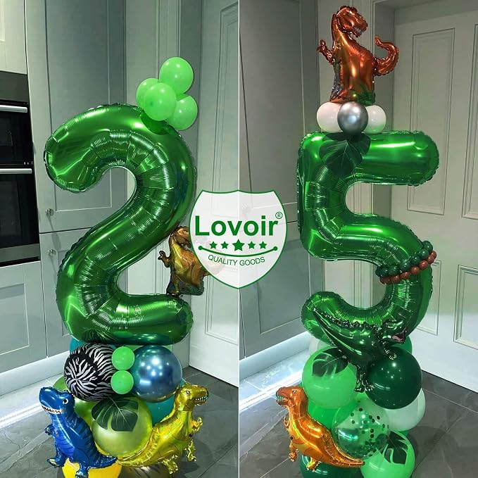 Dark Green 18 Number Balloons, 40 Inch Giant Number 18 Balloons Foil Mylar - Image 4